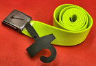 Nike Golf Men's One Size Neon Yellow Knit Web Belt Metal Buckle Style #11179 — photo 1
