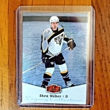 2006-07 Flair Showcase Legacy Collection 137 Shea Weber 014/100 Rookie Card RC 