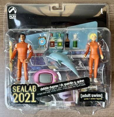 SEALAB 2021 Series 1 Adult Swim Debbie Dupree & Dr Quentin Q Quinn Palisades NEW