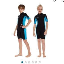 Hevto Unisex 3/2mm Neoprene Full Shorty Wet Suit