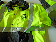 VEA Jacket Mens Size Large High Visibility R K CAMPF TRANSPORT. flatbed semi