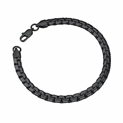 ChainsPro Men's Chunky Cuban Link Black 