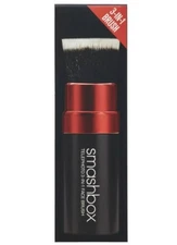 Smashbox Telephoto 3 In 1 Face Brush Synthetic Dual Fiber Retractable NEW IN BOX