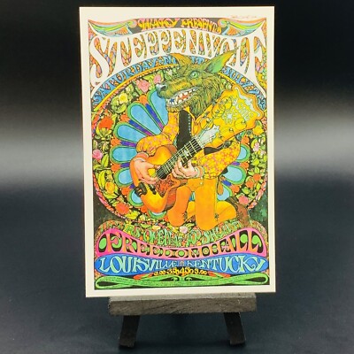 Steppenwolf Freedom Hall Concert Louisville KY 4  x 6  Trading Poster Card Art