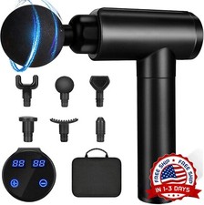 Pistola De Masaje Masajeador Muscular Electrico Tejido Profundo Cuello Espalda