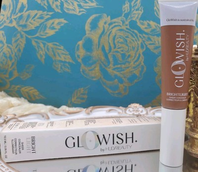 Huda GloWish Bright Light Sheer Concealer 0.35 oz - 12 Rich - NEW FREE SHIP