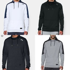 Under Armour Pursuit Funnel Neck French Terry Pullover Sweatshirt Shirt DEFECT