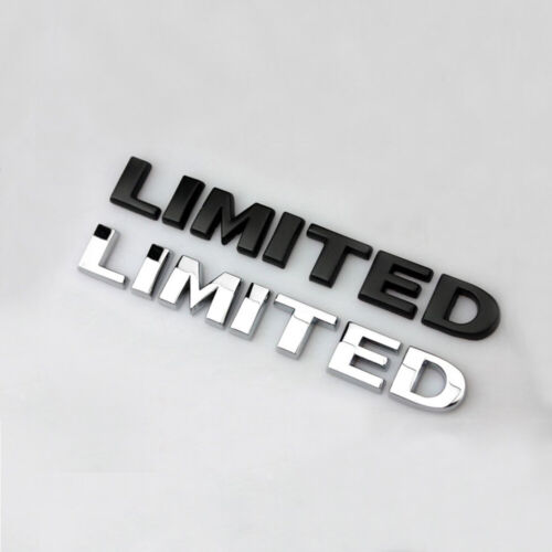 3D Metal LIMITED Car Door Side Fender Rear Trunk Emblem Badge Sticker Decal - Picture 1 of 12