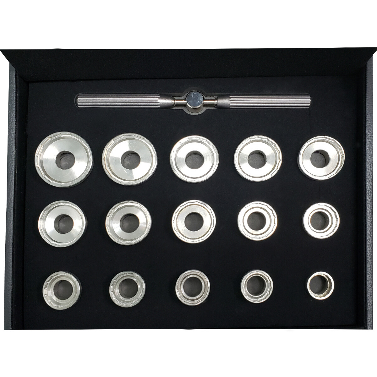 15 DIES WATCH CASE BACK OPENER KIT FOR BREITLING WATCH REMOVAL REPAIR