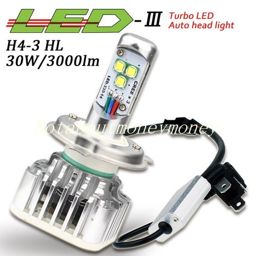 H4 H7 H8 H9 H11 9005 9006 HB3 HB4 30W 3000LM CREE XM-L2 LED Headlight Lamp Bulb - Picture 5 of 10