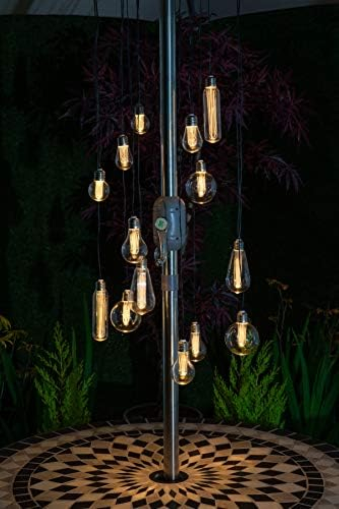 Noma Garden Art 1017012 - Set di 7 lampadine vintage con luci LED