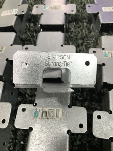 10X Simpson Strong-Tie 3 in. H X 2.875 in. W 20 Ga Rigid Tie Connectors (#107) - Picture 2 of 3