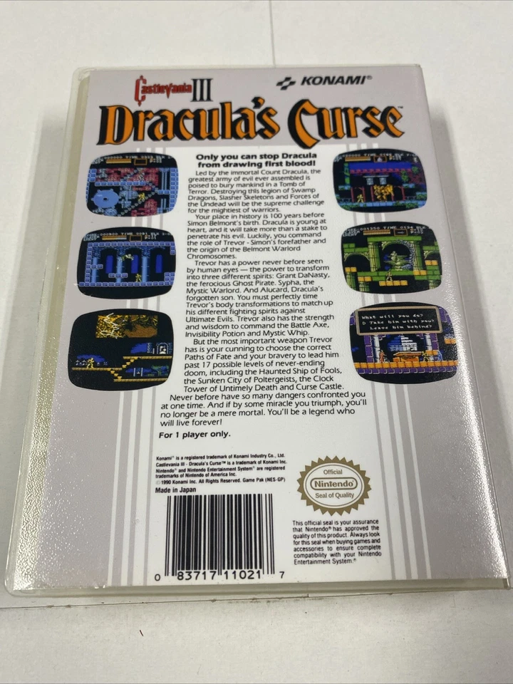 Castlevania Three Dracula Curse Box (no Game ) - Image 2 of 3