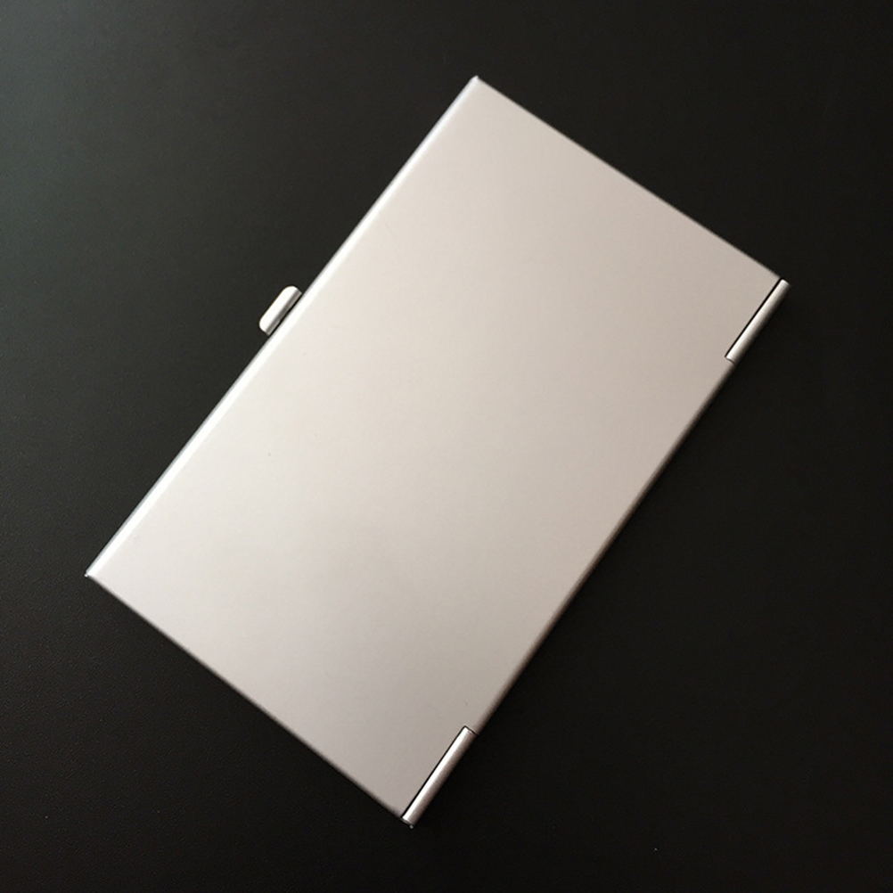 Alloy Case Box Business ID Name Credit Card Holder Cover Namecard Cardcaser SE