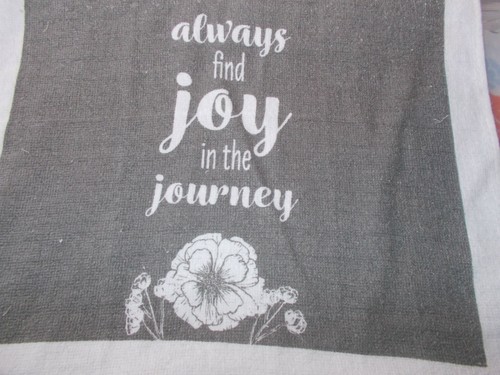 WEISS Garn Häkeltop ALWAYS FIND JOYPrint Baumwolle Küchentuch  - Bild 2 von 2