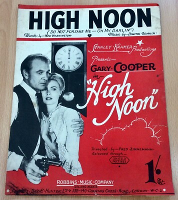 Vintage Noten - Do Not Forsake Me Oh My Darling From High Noon