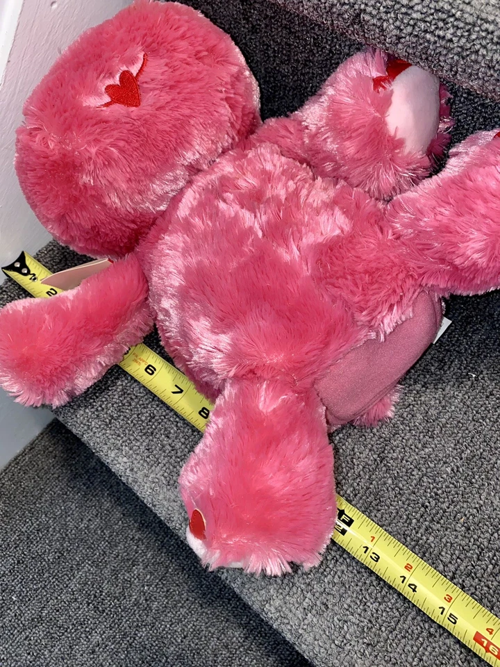 Hallmark ROSA LOLA LOVE HIPOPÓTAMO Abrazo HABLANDO OREJAS MOVIBLES Día de San Valentín Peluche JUGUETE Foto 4 de 4