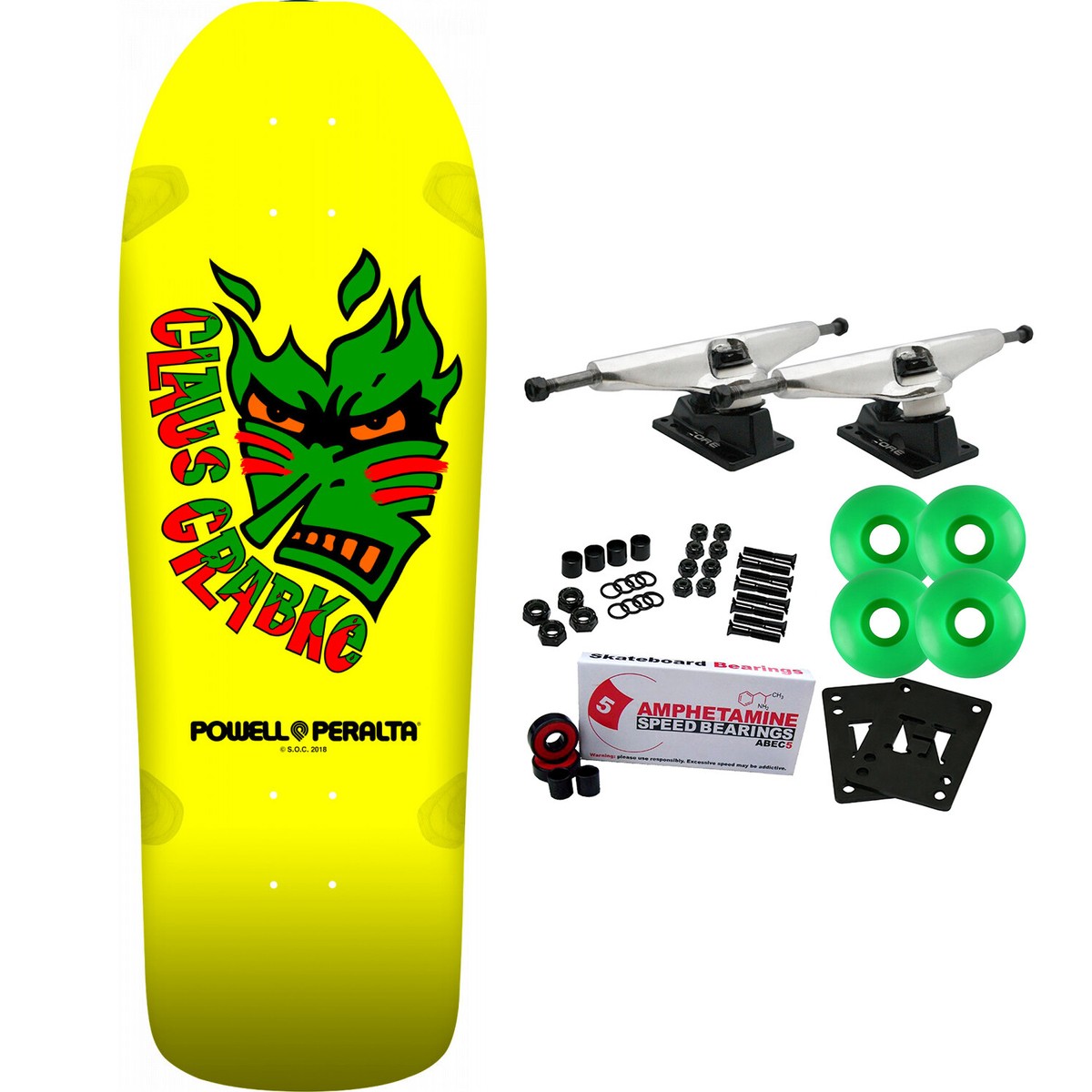 スケートボード POWELL-PERALTA CLAUS GRABKE REISSUE DECK Skateboard Spotlight: Powell Peralta Claus Grabke reissue