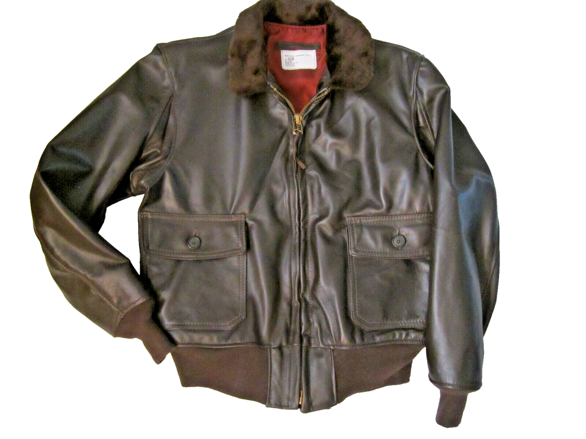Orchard MC US Navy USCG G1 Flight Jacket Mil Spec New Free Orchard MC US Navy USCG G1 Flight Jacket Mil Spec New Free