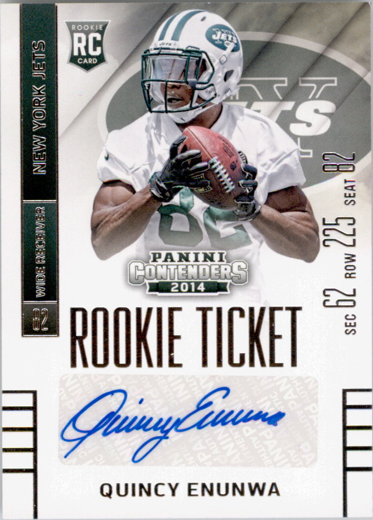 Quincy Enunwa Panini Contenders #166 Autograph