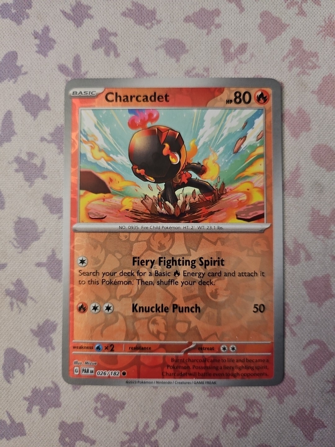 Charcadet 26/182 - Pokemon Paradox Rift - NM