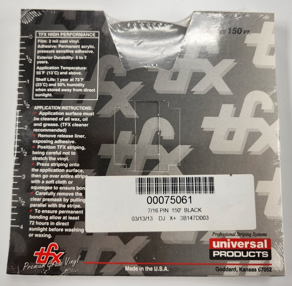 Universal TFX 0005061 Pinstripe Black eBay