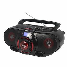 naxa electronics mp3cd bass reflex boombox
