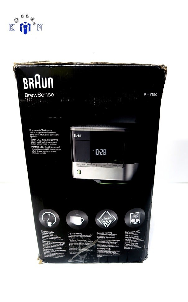 Braun KF7175 Brew Sense Thermal Drip Coffee Maker, Stainless-JUST LIKE NEW - ONT