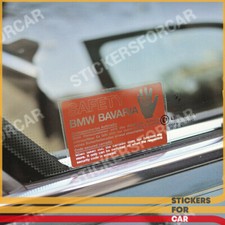 2 х Seguridad BMW Bavaria BMW E30 M3 E24 M6 E28 E34 M5 M635csi E32 EE. UU. IVA incluido