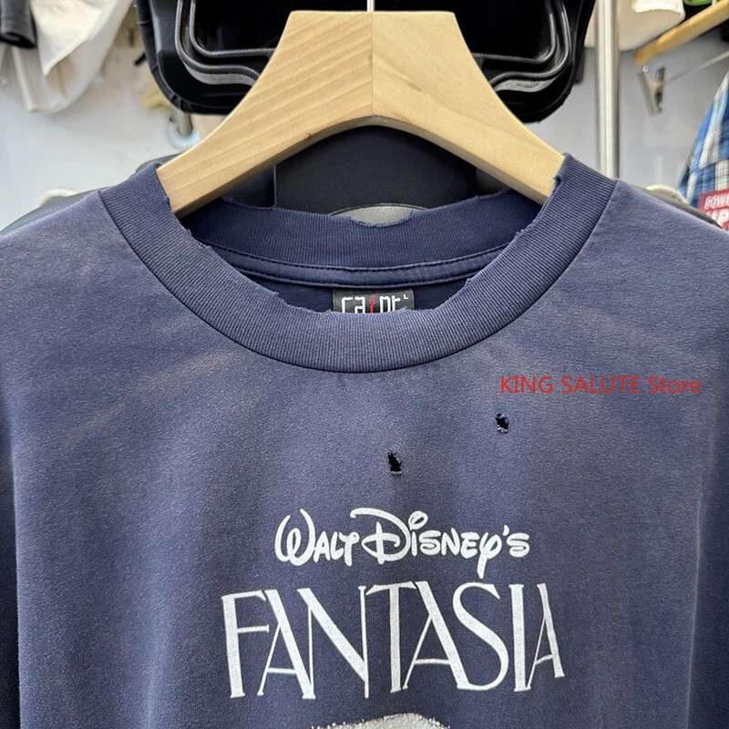 トップス SAINT Mxxxxxx Disney FANTASIA SWEAT L Saint Mxxxxxx x Disney FANTASIA DNF Long Sleeve T-shirt