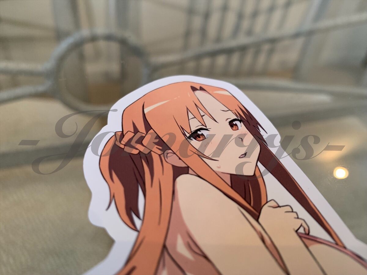 Sword Art Online - Anime- Asuna Yuuki d. Bikini Sun Fun Sticker Vinyl Decal  SAO