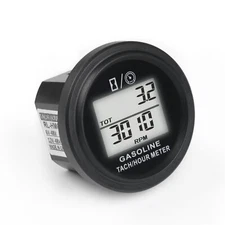 Digital Engine Hour Meter Speedometer Real-Time Speed Recording Background...