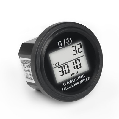 Digital Engine Hour Meter TachometerEchtzeit-Drehzahlaufzeichnung Hintergrund...