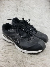 NIKE GOLF Shoes 317682-001 Black Leather Mens Size US 10 EUR 44