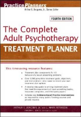 The Complete Adult Psychotherapy Treatment Planner - Paperback - GOOD
