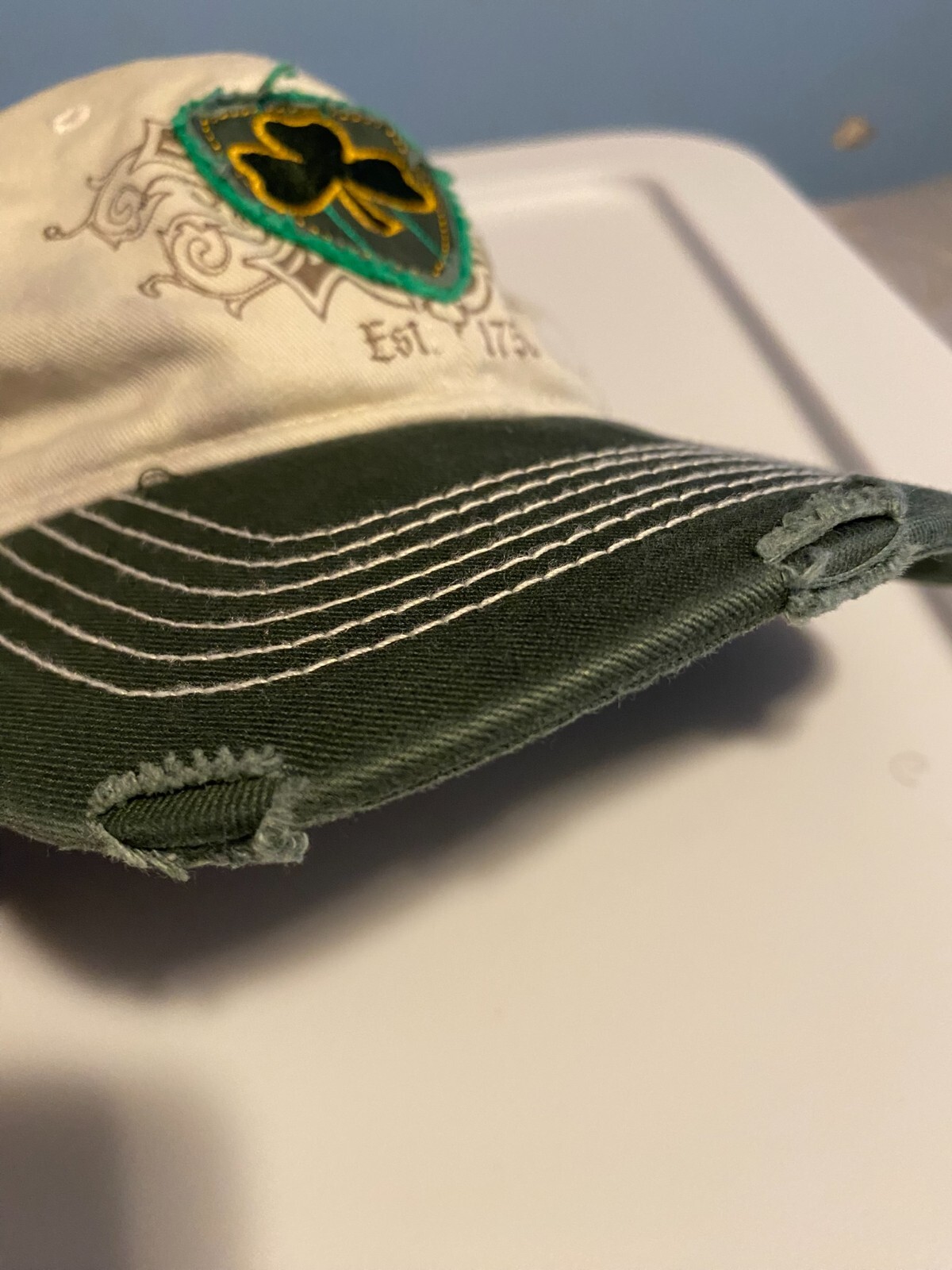 Ireland Established Distressed Adjustable Cap Hat… - image 4