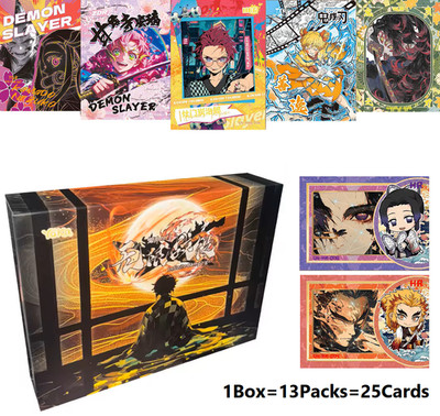 Demon Slayer x Pokemon 13 Pack Booster Box Premium Trading Card's