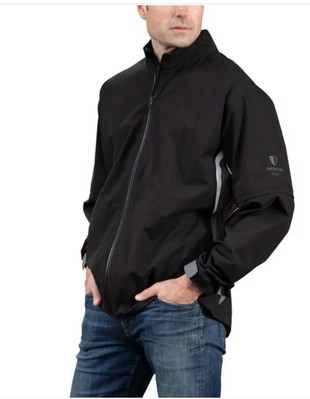 Shedrain Vortexvent wasserdichte Golfjacke UK Small abnehmbare Ärmel neu mit Etikett