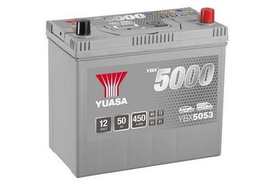 50Ah Autobatterie Yuasa YBX5053 12V 450A Starterbatterie SMF wartungsfrei