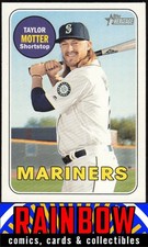 2018 Topps Heritage #604 Taylor Motter Seattle Mariners