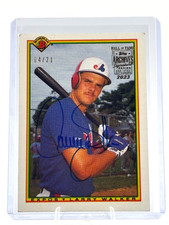 Larry Walker - 2023 Topps Archives, Autograph /21, '90 Bowman - Expos