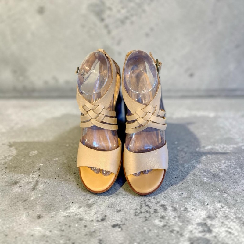 Kork-Ease Women's, Size 8, Leather Tan Wedge Heel