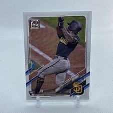 Luis Campusano RC 2021 Topps Series 2 Rookie Card #381 San Diego Padres. rookie card picture