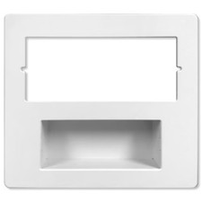 IST RETRO Music  Intercom Combination Trim Cover Plate, White RETRO-MCTP 