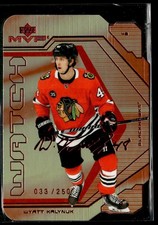 2021-22 UD MVP colors and countours Wyatt Kalynuk /250 #136