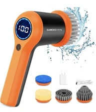 Ganicecool Cordless Electric Spin Scrubber Cleaning tool 2 powerful speeds NEW