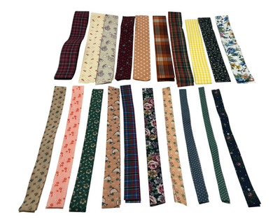 Lot Of 20 Vintage Ribbon Remnants 1 Yard Each Craft Junk Journals Sewing DIY