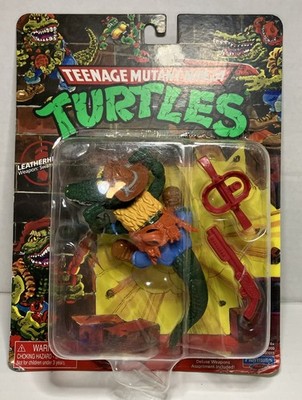 Teenage Mutant Ninja Turtles Leatherhead Classic Retro Playmates Toys 2022. 