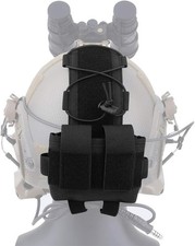 Tactical Helmet Pouch Battery Box Counterweight Pouch Remote Battery Color: BK