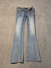 Miss Me Jeans Womens 29x34 Boot Cut Bootcut